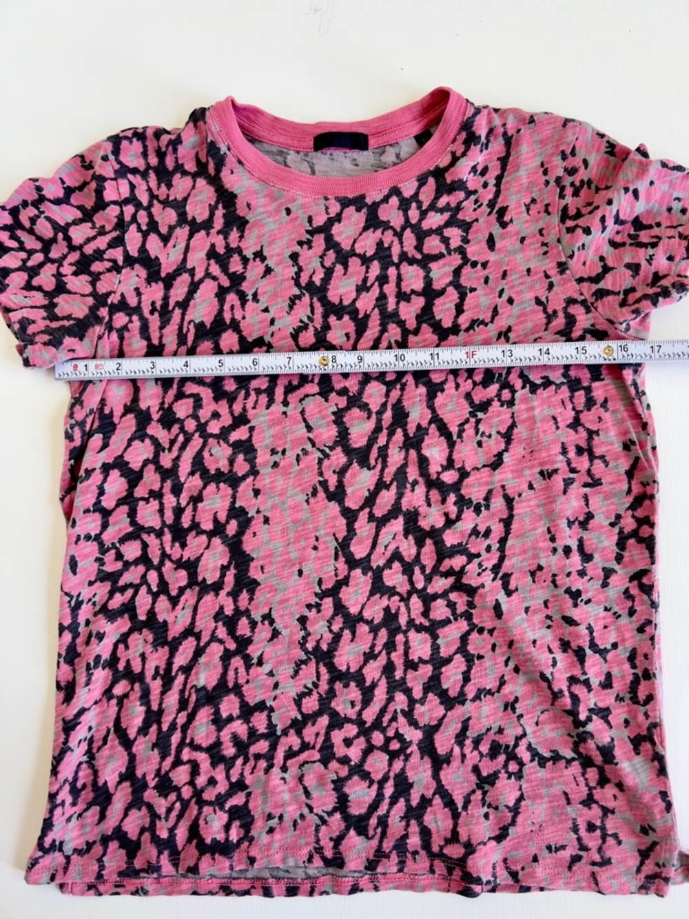 ATM women’s Pink Animal-Print Short Sleeve Tee - Picture 5 of 6